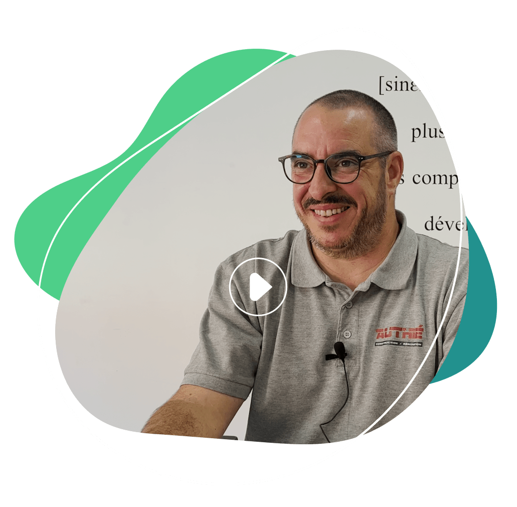 Stéphane Authié, gérant de la société Authié Rénovation Décoration